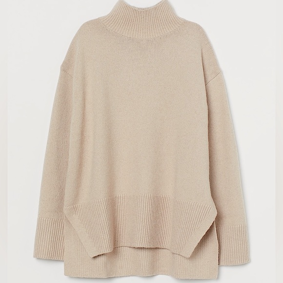 H&M • Beige Knit Sweater - Picture 1 of 4
